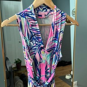 Lilly Pulitzer XS Multicolor Sleeveless Maxi Dress